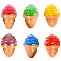 TR82134 Beaded Squishy Ice Cream Cone